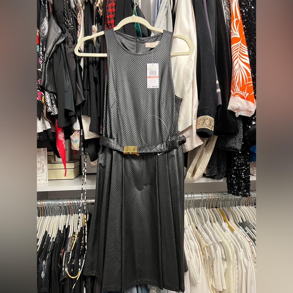 Michael Kors leather dress